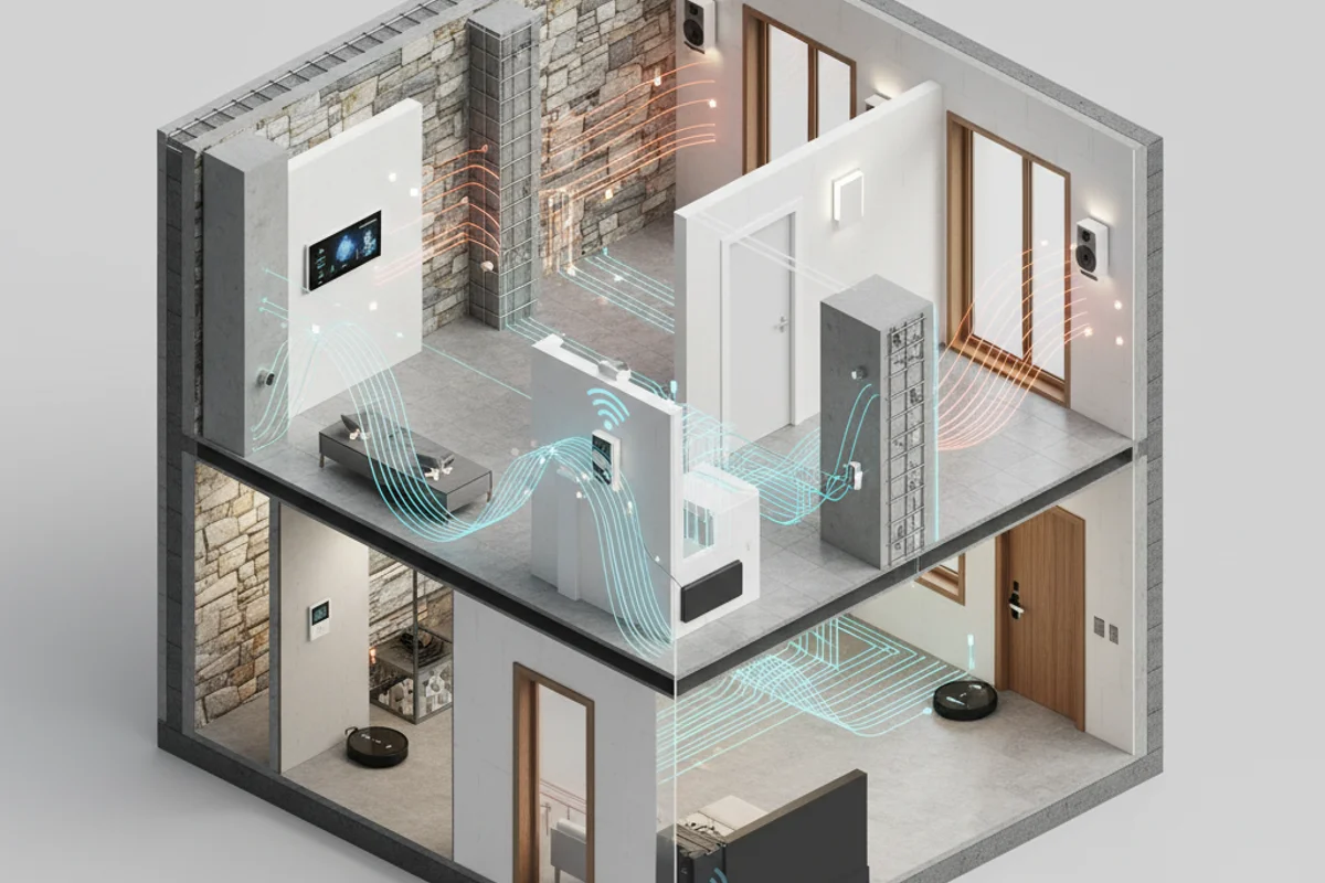 construction maison connectée