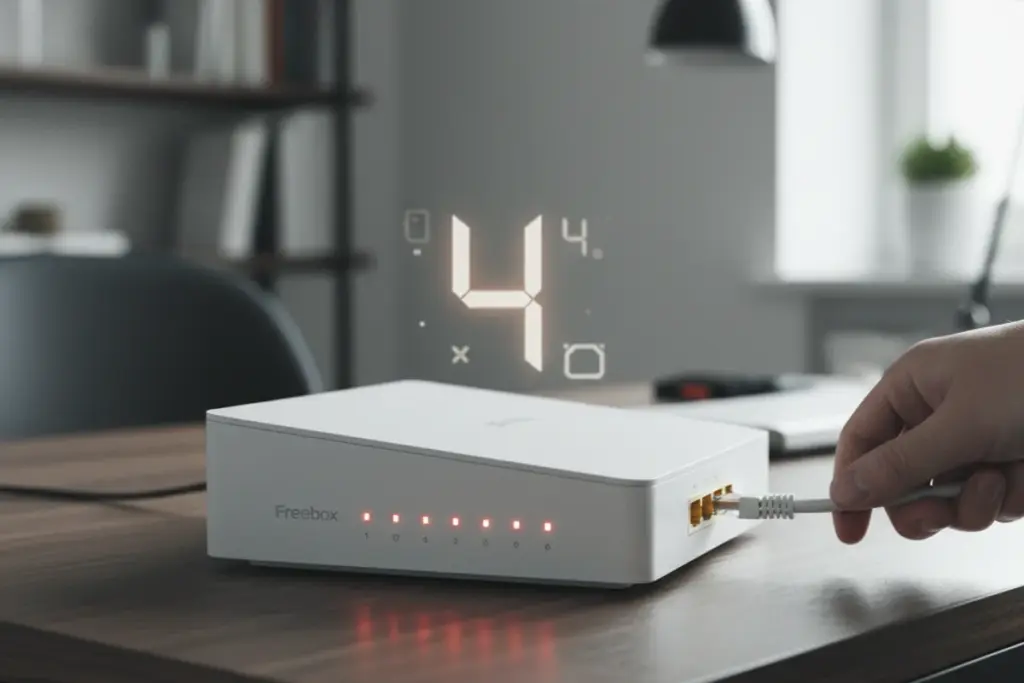Freebox bloquée étape 4