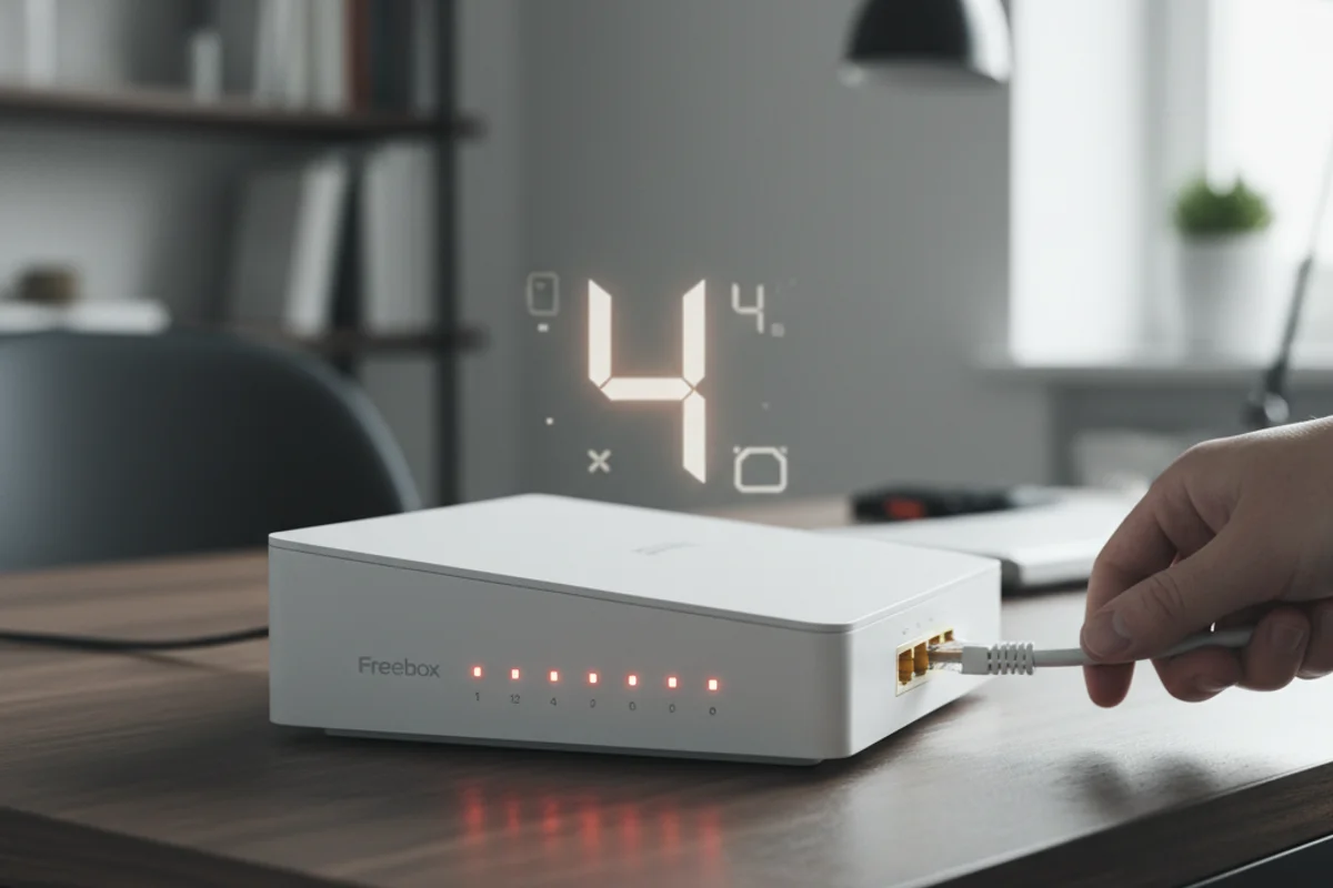Freebox bloquée étape 4